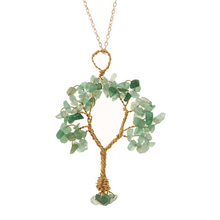 Load image into Gallery viewer, Natural Handmade Crystal Feng Shui Necklace Carnelian, Amethyst,