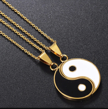 Load image into Gallery viewer, 2 PC Couple Necklace - Trendy Couple necklace Ying Yang Necklace
