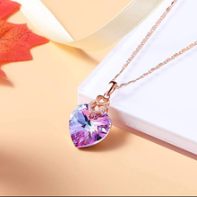 Load image into Gallery viewer, I Love You Necklace - Trendy Heart necklace Gold tone - Gift for her