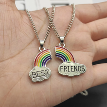 Load image into Gallery viewer, 2 PC Couple Necklace - Trendy Couple necklace Bbf Best Friends