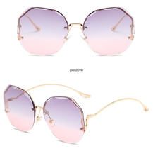 Load image into Gallery viewer, Rimless Sunglasses Women Ocean Water Cut Eyewear Women/Men