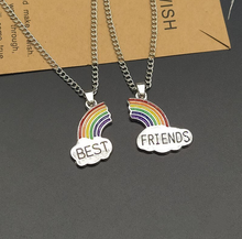 Load image into Gallery viewer, 2 PC Couple Necklace - Trendy Couple necklace Bbf Best Friends
