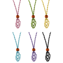 Load image into Gallery viewer, Robe Adjustable Cage Necklace - Flexible Gemstone Robe Necklace