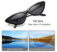 Load image into Gallery viewer, Retro Triangle Cat Eye Sunglasses | Cateye Sunglasses | Retro Sunglasses | Alisa Sunglasses