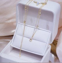 Load image into Gallery viewer, Heart Love Double Necklace Beautiful Gift Heart Necklace Love Necklace