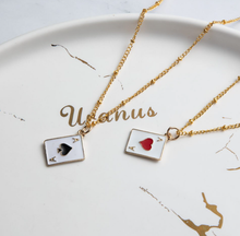 Load image into Gallery viewer, Punk Style Lovely Poker Necklace - Trendy necklace Gold tone