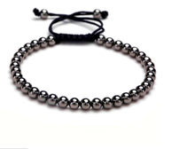 Load image into Gallery viewer, Elegant Trio: 3 PCS Bundle Hematite Bracelet Set in Rose Gold, Silver, and Gold