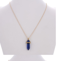 Load image into Gallery viewer, Natural Handmade Point Necklace Hexagon Chain Pendant Necklace Crystal For Woman