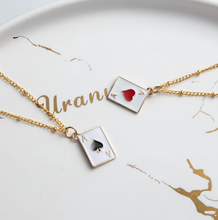 Load image into Gallery viewer, Punk Style Lovely Poker Necklace - Trendy necklace Gold tone