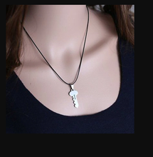 Load image into Gallery viewer, 2 PC Set Heart I love you Necklace Black Robe necklace Set