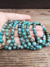 Load image into Gallery viewer, Stunning Phoenix Chrysocolla Bracelets 8mm For empowerment, communication courage