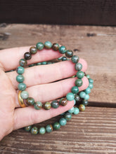 Load image into Gallery viewer, Stunning Phoenix Chrysocolla Bracelets 8mm For empowerment, communication courage