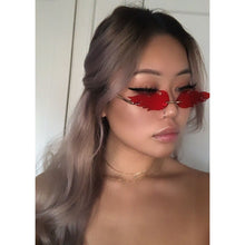 Load image into Gallery viewer, Fire Flame Rimless Sunglasses Multi-color Frameless Rave Festival Hot Fashion Beachwear Party | Trendy Fire