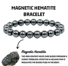 Load image into Gallery viewer, Elegant Hematite Natural Stone Bracelet for concentration & Focus
