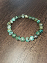 Load image into Gallery viewer, Turquoise Bracelet for Strength Intuition Communication