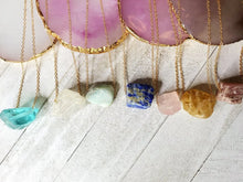 Load image into Gallery viewer, Raw Crystal Necklace- Natural Stones