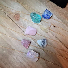 Load image into Gallery viewer, Raw Crystal Necklace- Natural Stones