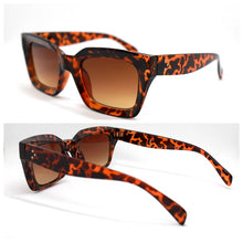 Load image into Gallery viewer, Retro Square Sunglasses | Millionaire Leopard Sunglasses | Retro Sunglasses |