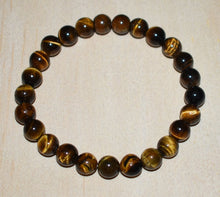 Load image into Gallery viewer, Natural Tiger Eye Bracelet - Self confidence Bracelet- Protection-  To accomplish goals