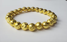 Load image into Gallery viewer, Elevate Your Style with our Lava Stone Beaded Bracelet Collection