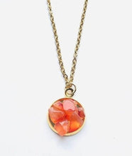 Load image into Gallery viewer, Carnelian Pendant Necklace Trendy Carnelian Necklace Handmade