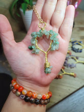 Load image into Gallery viewer, Natural Handmade Crystal Feng Shui Necklace Carnelian, Amethyst,