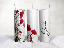 Load image into Gallery viewer, Custom Gift for her Travel Mug - Tumbler Cup 20oz - Skinny Tumbler