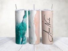Load image into Gallery viewer, Custom Gift for her Travel Mug - Tumbler Cup 20oz - Skinny Tumbler