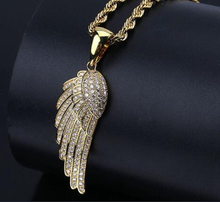 Load image into Gallery viewer, Golden Wing Pendant necklace Trending Necklace , Gold plated charm
