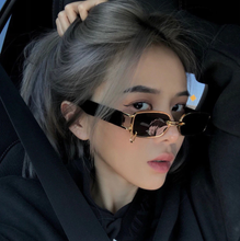Load image into Gallery viewer, Popular Fashion Small Rectangle Women Luxury Sunglasses Vintage Punk
