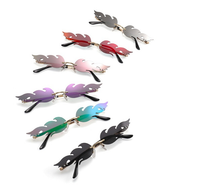 Load image into Gallery viewer, Fire Flame Rimless Sunglasses Multi-color Frameless Rave Festival Hot Fashion Beachwear Party | Trendy Fire