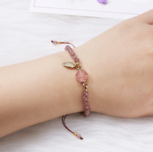 Load image into Gallery viewer, Natural Amethyst Bracelet, Handmade Semi Precious Gemstone 4mm