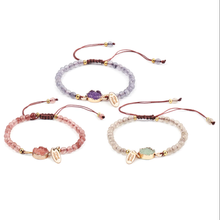 Load image into Gallery viewer, Natural Amethyst Bracelet, Handmade Semi Precious Gemstone 4mm