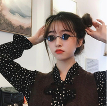 Load image into Gallery viewer, Fashion Small Frame Round Sunglasses Vintage Black Sunglasses | Trendy