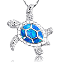 Load image into Gallery viewer, Trendy Turtle Necklace Silver tone Necklace