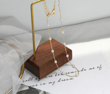 Load image into Gallery viewer, Pearl heart Choker Necklace  Trendy Pearl necklace