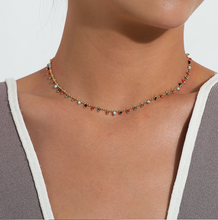Load image into Gallery viewer, Bead Choker Necklace Charm Pendant Choker Necklace- Trendy Bead