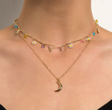 Load image into Gallery viewer, Moon Charm Pendant Choker Necklace- Trendy Moon necklace