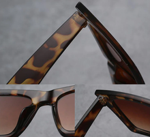 Load image into Gallery viewer, Retro Square Sunglasses | Millionaire Leopard Sunglasses | Retro Sunglasses |