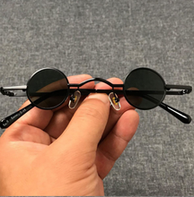 Load image into Gallery viewer, Fashion Small Frame Round Sunglasses Vintage Black Sunglasses | Trendy
