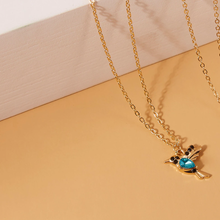 Load image into Gallery viewer, Hummingbird Necklace - Trendy Hummingbird necklace Gold Tone