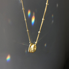 Load image into Gallery viewer, Stainless Steel 3 Ring Eternity Necklace, Infinity Three Circle