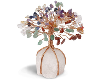Load image into Gallery viewer, Feng Shui Amethyst Crystal Tree 7 Chakras