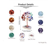Load image into Gallery viewer, Feng Shui Rose Quartz Crystal Tree