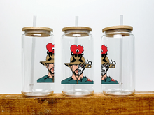 Load image into Gallery viewer, Bad Bunny Halloween Themed Iced Coffee Cup Glass - Trendy Glass