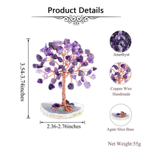 Load image into Gallery viewer, Feng Shui Amethyst Crystal Tree