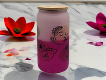 Load image into Gallery viewer, Facial Girly Beer Can Glass Libbey, Body Libbey Color Changing Cup
