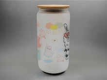 Load image into Gallery viewer, No Cute Funny Llama Beer Can Glass | Boho Coffee Glass 16 oz
