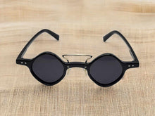 Load image into Gallery viewer, Fashion Small Frame Round Sunglasses Vintage Black Sunglasses Steampunk
