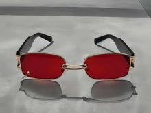 Load image into Gallery viewer, Popular Fashion Small Rectangle Women Luxury Sunglasses Red
